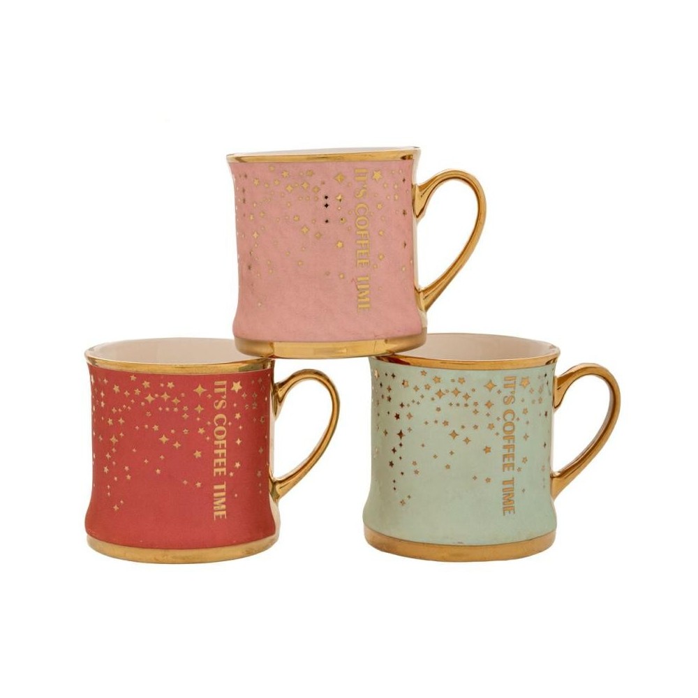 TAZZA CERAMICA 320ML 3 COLORI